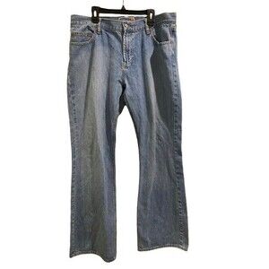 Women's 14 Regular Jeans Old Navy Boot Cut Just below the waist Mid-Rise Denim
